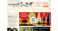 Desktop Screenshot of miogusto.de